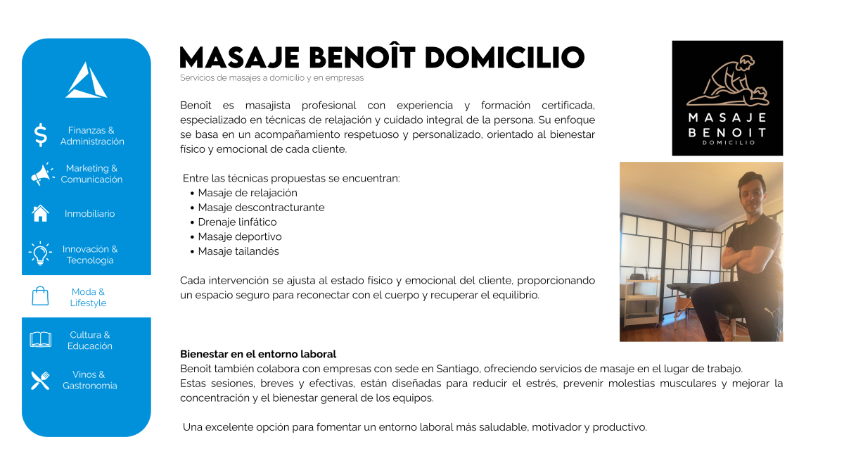 Masaje Benoît Domicilio